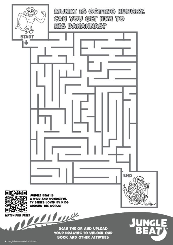 Munki's bananas maze