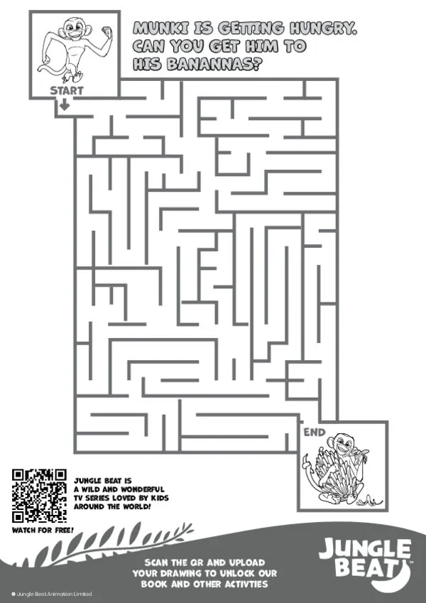 Munki's bananas maze