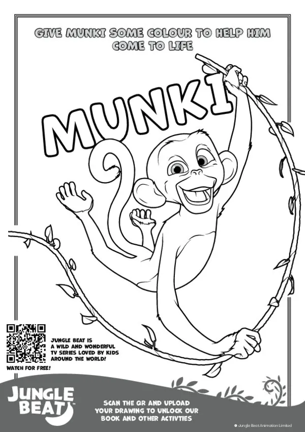 Munki on a vine